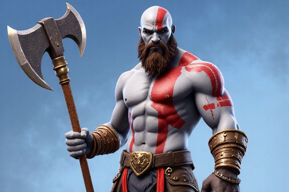 Skin exclusif Fortnite: Kratos